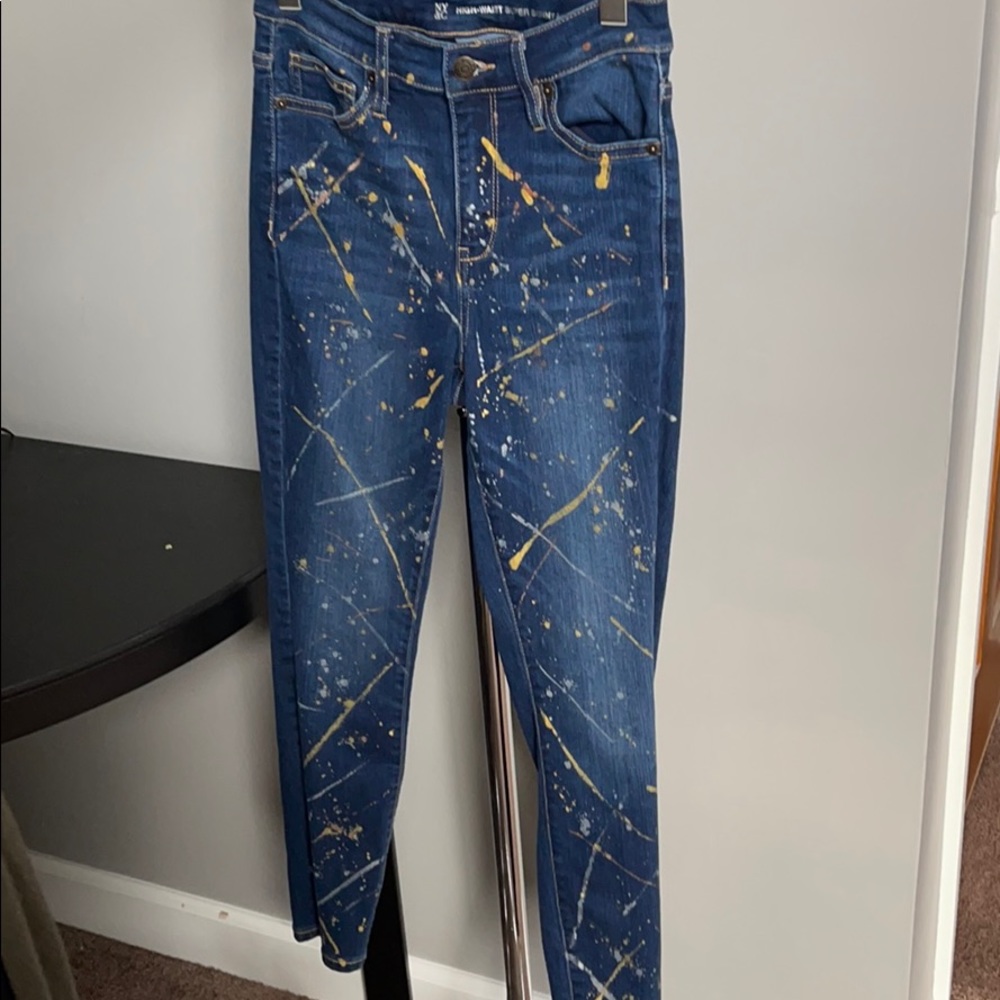 High-waist super skinny ankle jean